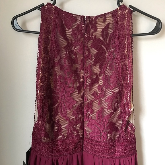 Lulus Forever & Always Burgundy Lace Maxi Dress - Picture 5 of 5